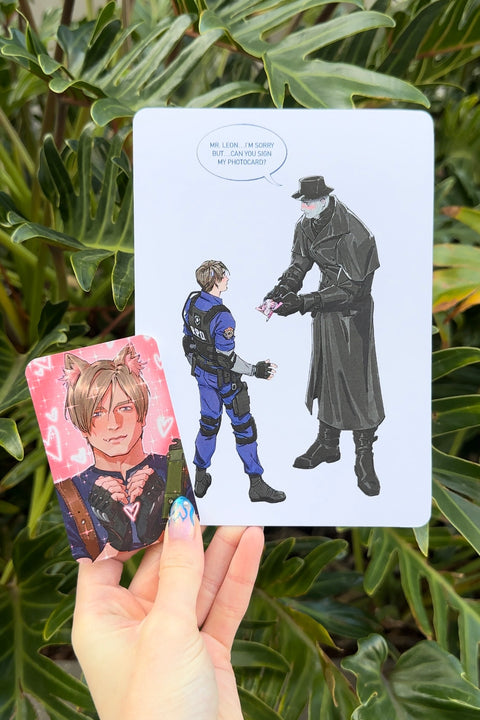 Mr X Leon Fanboy (Resident Evil) POSTCARD-PRINT