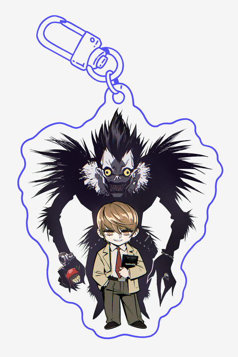 LIGHT & RYUK (Death Note) - ACRYLIC KEYCHAINS