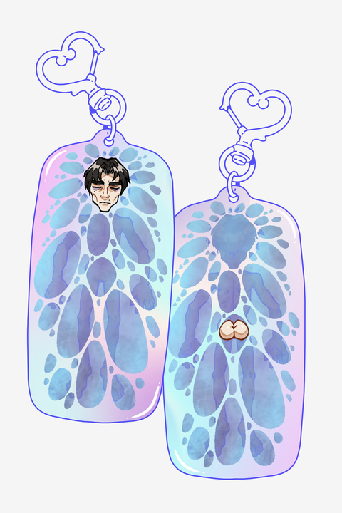 HEXCHEEKS VIKTOR (ARCANE) - ACRYLIC KEYCHAIN