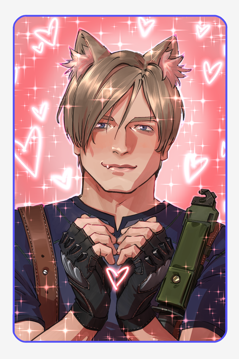 LEON KENNEDY (Resident Evil) PHOTOCARD-PRINT
