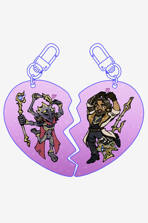 JAYVIK DIVORCE SET (ARCANE) - ACRYLIC KEYCHAIN