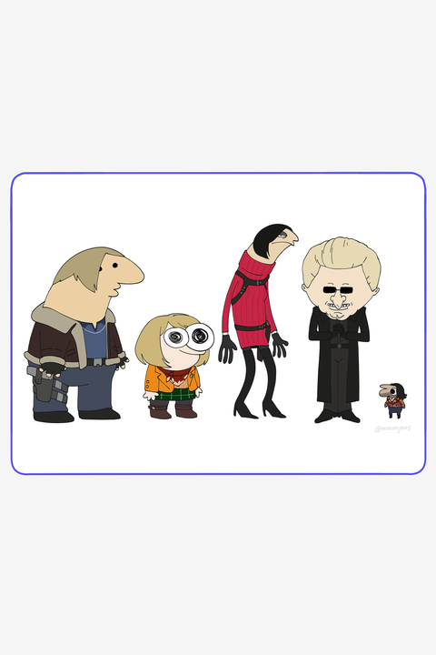 RE4 SMILING FRIENDS (Resident Evil) POSTCARD-PRINT
