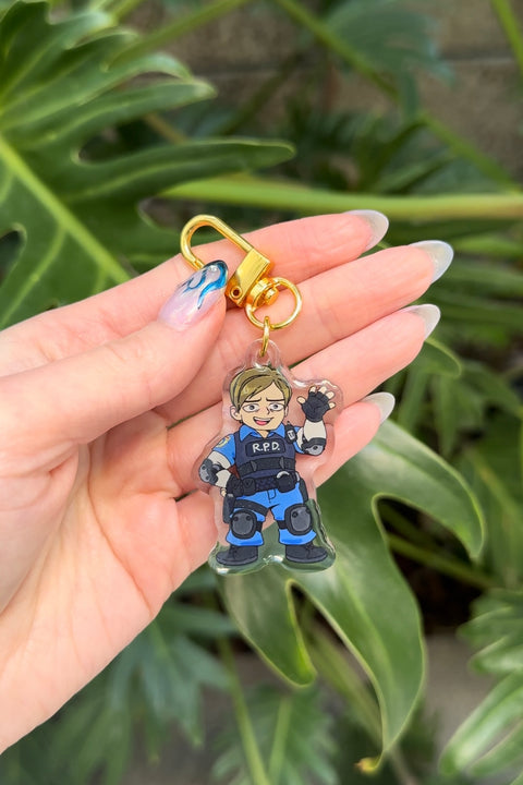 LEON KENNEDY (Resident Evil) - ACRYLIC KEYCHAIN