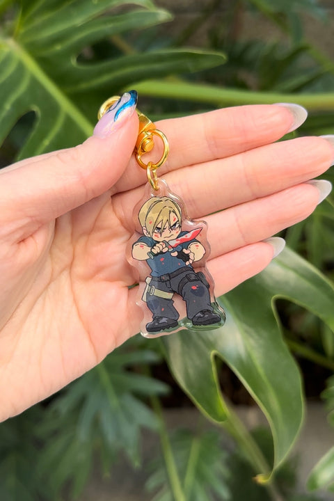 LEON KENNEDY (Resident Evil) - ACRYLIC KEYCHAIN