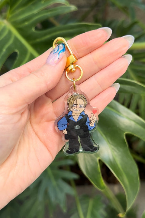 LEON KENNEDY (Resident Evil) - ACRYLIC KEYCHAIN