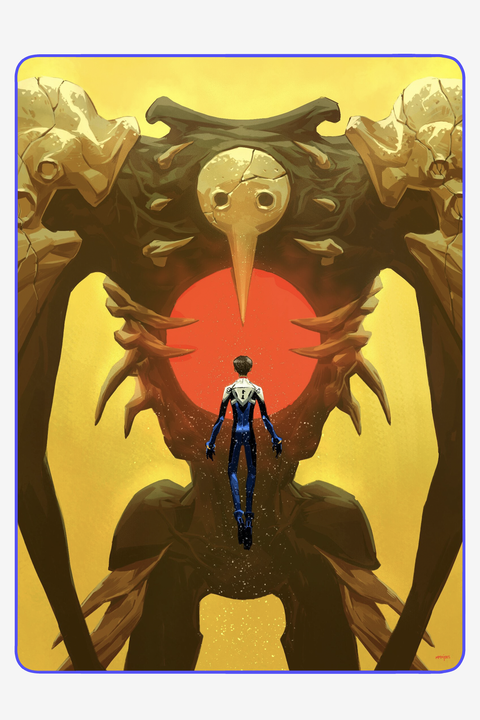 SHINJI & ANGEL (Evangelion) POSTCARD-PRINT