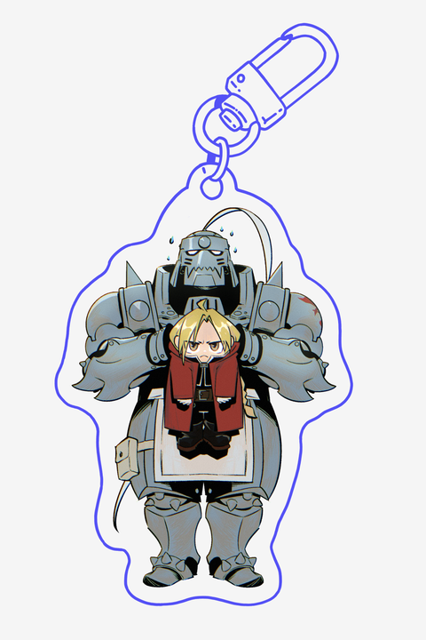 EDWARD & ALPHONSE (Full Metal Alchemist) - ACRYLIC KEYCHAINS