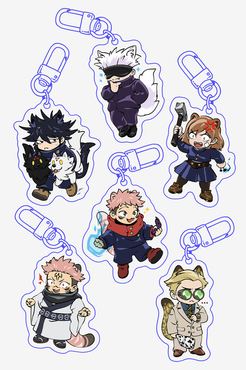 JUJUSTU KAISEN CATS (Jujutsu Kaisen) - ACRYLIC KEYCHAIN